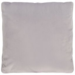Divante Vermont Silver Velvet Cushion 45 x 45cm - Wilko