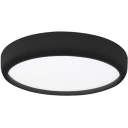Milagro Gea Black LED Ceiling Lamp 230V - Size: 39 x 39 x 7cm - Wilko