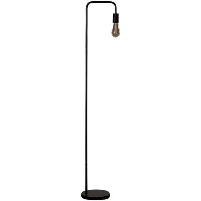 Kliving Caitlin Black Industrial Filament Bulb Floor Lamp - Size: 146 x 21 x 21cm - Wilko - image 1