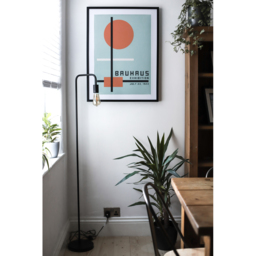 Kliving Caitlin Black Industrial Filament Bulb Floor Lamp - Size: 146 x 21 x 21cm - Wilko - thumbnail 4
