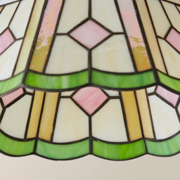 ValueLights Beatrix Tiffany Easy Fit Shade - Size: 19.5 x 26.5 x 26.5cm - Multi - Wilko - thumbnail 7