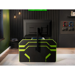 Recoil Alister Single Black and Green Side Lift Ottoman Bed with TV Support - Wilko - thumbnail 7