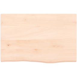 vidaXL 60 x 40 x 2cm Brown Wall Shelf - Size: 2 x 60 x 40cm - Wilko - thumbnail 4