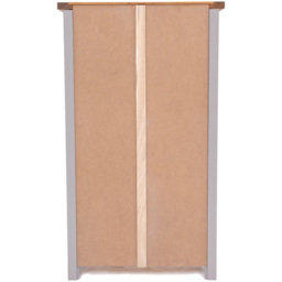 Biccari 4 Shelf Grey Bookcase - Wilko - thumbnail 6