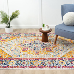 Desire Rugs San Marino Multicolour Floral Rug 120 x 170cm - Size: 170 x 120 x 0.8cm - Wilko - thumbnail 6