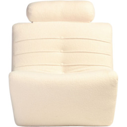 Desser Furniture Vanilla Boucle Fabric Cosy Chair - Size: Single - White - Wilko - thumbnail 5