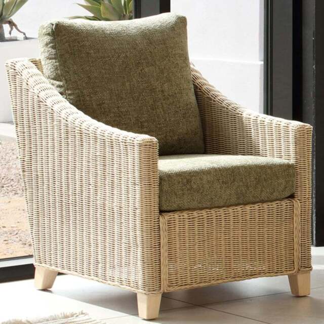 Desser Furniture Dijon Jubilee Sage Armchair - Size: Single - Cream - Wilko - image 1