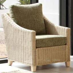 Desser Furniture Dijon Jubilee Sage Armchair - Size: Single - Cream - Wilko - thumbnail 1