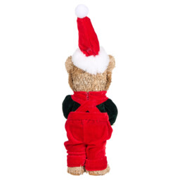 Christmas Bear Standing Decoration Multicolour - Santa's Chalet - Wilko - thumbnail 4