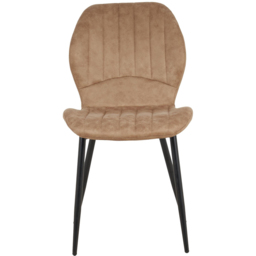 Indoor Living Jaydn Set of 4 Brown Distressed Leather Dining Chairs - Wilko - thumbnail 4