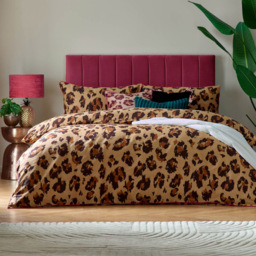furn. True Single Multicolour Leopard Printed Duvet Set - Wilko
