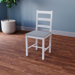 VIDA DESIGNS Yorkshire 4 Seater Dining Set White and Grey - Wilko - thumbnail 5