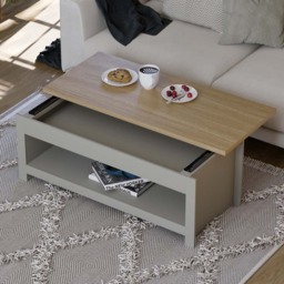 Vida Designs Arlington Grey Sliding Top Coffee Table - Size: 47 x 105 x 40cm - Wilko - thumbnail 7