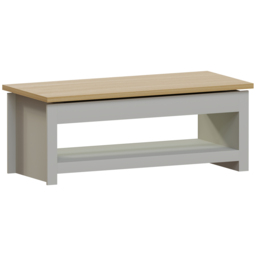 Vida Designs Arlington Grey Sliding Top Coffee Table - Size: 47 x 105 x 40cm - Wilko - thumbnail 3