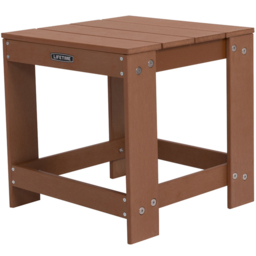 Lifetime Products Adirondack Brown Table - Size: 40.6 x 40.6 x 40.6cm - Wilko - thumbnail 4