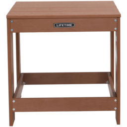 Lifetime Products Adirondack Brown Table - Size: 40.6 x 40.6 x 40.6cm - Wilko - thumbnail 5