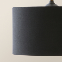 ValueLights Reni Black and Gold Drum Shade 3 Drop Bar Black Diner LED Ceiling Lights - Size: 123.5 x 98 x 25cm - Wilko - thumbnail 4