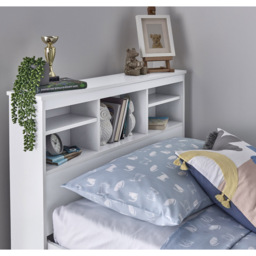 Veera White 3 Drawer Guest Bed with Orthopaedic Mattress - Size: Single - Bedmaster - Wilko - thumbnail 6
