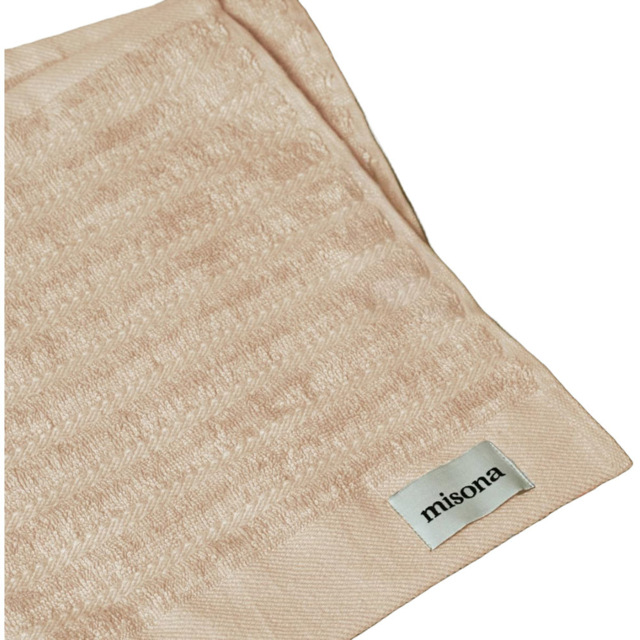 Misona Organic Cotton Natural Face Cloth 2 Pack - Size: 30 x 30cm - Brown - Wilko - image 1