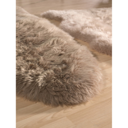 Origins Mink Genuine Sheepskin Rug 70 x 175cm - Size: 75 x 175cm - Brown - Origins Rugs - Wilko - thumbnail 4