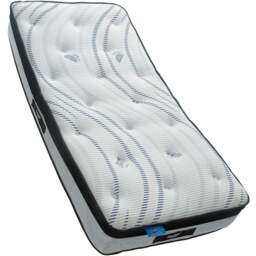 Sareer Matrah Small Single Gel Open Coil Mattress - White - Wilko - thumbnail 1