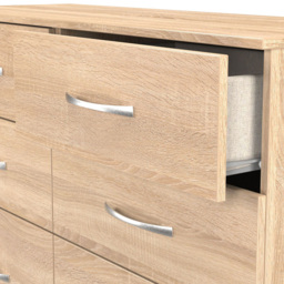 Crowndale Avon 6 Drawer Bardolino Oak Chest of Drawers - Wilko - thumbnail 7