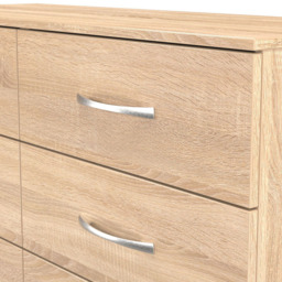 Crowndale Avon 6 Drawer Bardolino Oak Chest of Drawers - Wilko - thumbnail 6