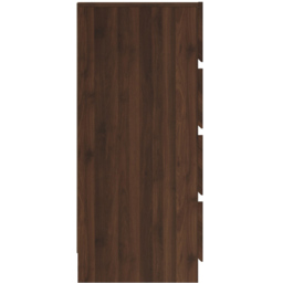 GFW Catania 4 Drawer Royal Walnut Wood Chest of Drawers - Brown - Wilko - thumbnail 5