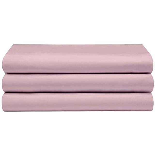 Serene Double Blush Flat Bed Sheet - Pink - Wilko - image 1