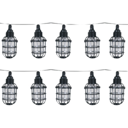 Luxform Corsica Solar Powered 10 Warm White String Lights - Size: 390 x 7.8 x 0.5cm - Black - Wilko - thumbnail 3