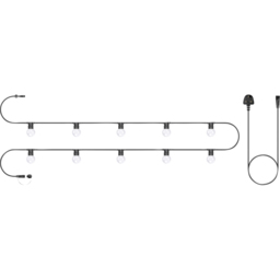 Eagle Connect Festoon 10 Cool White Clear Lamps LED String Light 5m - Size: 51 x 40 x 9cm - BLACK - Wilko - thumbnail 3