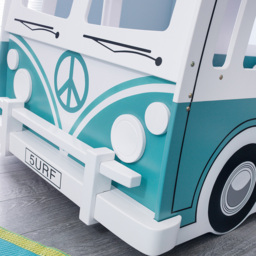 Julian Bowen Campervan Blue and White Bunk Bed - Size: Single - Wilko - thumbnail 6