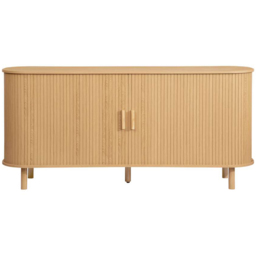 Birlea Axel 2 Door Fluted Brown Sideboard - Size: 76 x 160 x 45cm - SleepSoul - Wilko - thumbnail 4