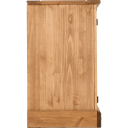 Seconique Corona 4 Door Single Drawer Distressed Waxed Pine Sideboard - Size: 48 x 155 x 83cm - Brown - Wilko - thumbnail 5