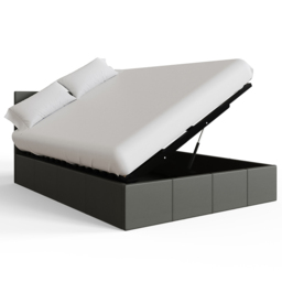 GFW Double Grey Side Lift Ottoman Bed - Wilko - thumbnail 5
