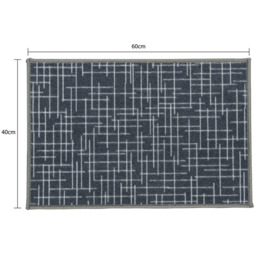JVL Savio Grey Mat 40 x 60cm - JVL Homewares - Wilko - thumbnail 7