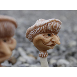 Marco Paul 3 Piece Miniature Mushroom Faces Garden Ornament - Size: 44 x 27 x 31.5cm - White - Wilko - thumbnail 6