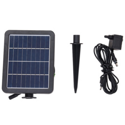 Living and Home 3 Tier Solar Powered LED Light Water Fountain - Size: 45.5 x 25 x 27cm - Grey - Wilko - thumbnail 4
