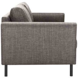 Florence Omaha 3 Seater Light Grey Basel Fabric Sofa - Wilko - thumbnail 7