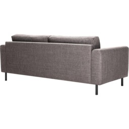 Florence Omaha 3 Seater Light Grey Basel Fabric Sofa - Wilko - thumbnail 5