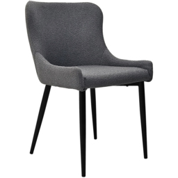 Bentley Designs Rubens Set of 2 Grey Boucle Dining Chair - Wilko - thumbnail 5