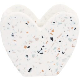 Heart Speckle Toothbrush Holder White - Wilko - thumbnail 3