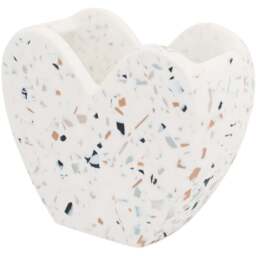Heart Speckle Toothbrush Holder White - Wilko