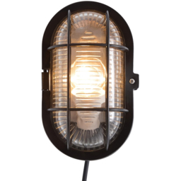 Nordlux Skotlampe Black Oval Outdoor Wall Light - Size: 18 x 10 x 11cm - Wilko - thumbnail 5