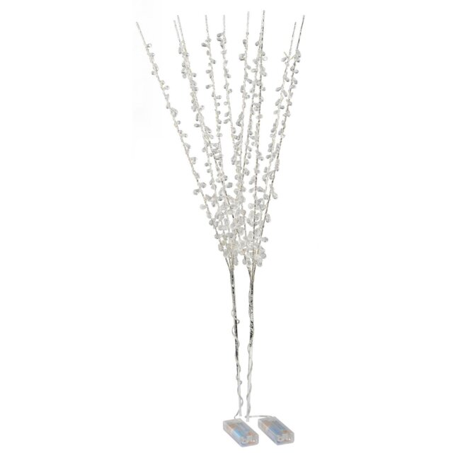 Jewelled LED Twig Lights Set of 2 - Wilko - image 1