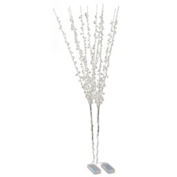Jewelled LED Twig Lights Set of 2 - Wilko - thumbnail 1