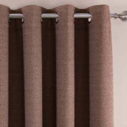 Crofton Eyelet Curtain - Chocolate/229cm - Divante - Wilko - thumbnail 5