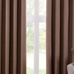 Crofton Eyelet Curtain - Chocolate/229cm - Divante - Wilko - thumbnail 6