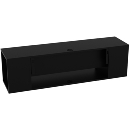 Decorotika Paldi 6 Shelf Black Floating TV Unit - Size: 38.8 x 135 x 35.2cm - Wilko - thumbnail 3