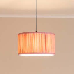 ValueLights Jess Blush Pink Pleated Large Drum Shade - Wilko - thumbnail 3